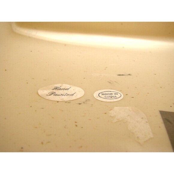 Croscill Tissue Box Cover Opalescent Beach Haven Hand Painted Shells Resin Decor - Picture 9 of 13